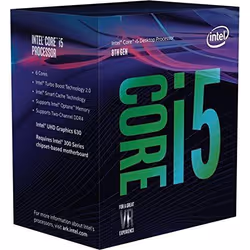 Intel Core i5-8500, Intel® Core™ i5, LGA 1151 (Emplacement H4), 14 nm, Intel, i5-8500, 3 GHz