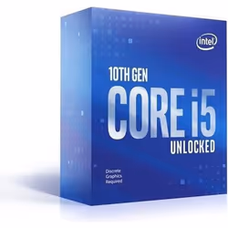 Intel Core i5-10600KF, Intel® Core™ i5, LGA 1200 (Socket H5), 14 nm, Intel, i5-10600KF, 4,1 GHz