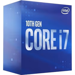 Intel Core i7-10700, Intel® Core™ i7, LGA 1200 (Socket H5), 14 nm, Intel, i7-10700, 2,9 GHz