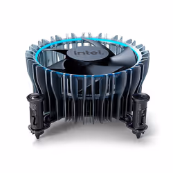 Intel Laminar RM1, Refroidisseur d'air, 600 tr/min, 3150 tr/min, 29 dB, Noir, Bleu
