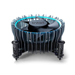 Intel Laminar RM1 Processeur Refroidisseur d'air Noir, Bleu