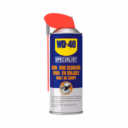 WD-40 Specialist 49109/NBA, Spray lubrifiant multifonction, Métal, 400 ml, Aérosol, 160 °C, Huile