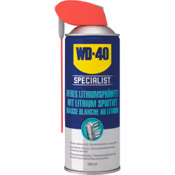 WD-40 Specialist lithium pulvérisé Caractéristiques: • Spray à graisse liquide épais • Lubrification prolongée sans gouttes n ...