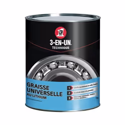 Graisse universelle au Lithium 3-EN-UN 1 kg