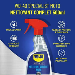 Nettoyant complet moto WD-40 Vapo