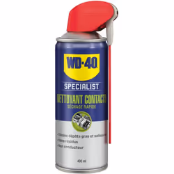 Description générale Le Nettoyant Contacts WD-40 Specialist est un produit conçu pour dissoudre efficacement les huiles, dépô ...