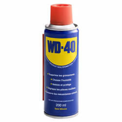 Huile polyvalente WD40. Le spray aux 2 000 utilisations. Idéal pour les serrures ou mécanismes bloqués par la rouille ou le f ...