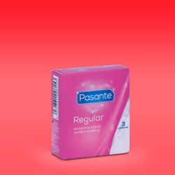 Pasante Regular, Préservatif masculin, Lisse, Naturel, Latex, Régulier, 54 mm