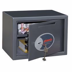 Phoenix Safe Co. SS0802KD, Graphite, Métallique, Clé plate, 17 L, Acier, A poser/à emmurer, 350 mm