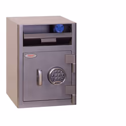 Phoenix Safe Co. Cash Deposit Size 1 Security Safe Elctrnic Lock DD Coffre-fort à poser 47 L Gris