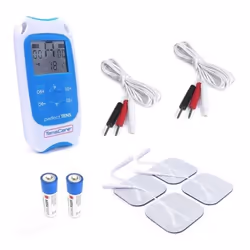 TensCare perfect TENS stimulateur musculaire électronique Plaque d'autocollants Bleu, Blanc - Vue supplémentaire 2