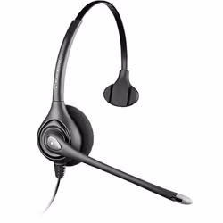 POLY HW251N, Avec fil, Bureau/Centre d'appels, Casque, Noir