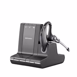 POLY Savi W730-M, Sans fil, Bureau/Centre d'appels, Casque, Noir