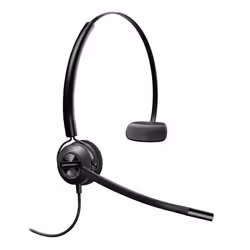 POLY EncorePro HW540, Avec fil, Bureau/Centre d'appels, 100 - 6800 Hz, 32 g, Casque, Noir