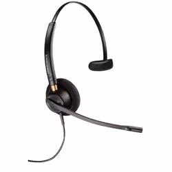 POLY EncorePro HW510, Avec fil, Bureau/Centre d'appels, 100 - 6800 Hz, 52 g, Casque, Noir