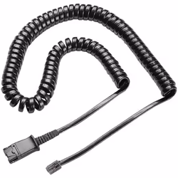 POLY 38340-01, 4 m, RJ-45, Noir, Mâle, Mâle