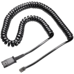 POLY 38340-01 câble de téléphone 4 m Noir