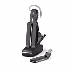 POLY Savi W445A-M, Sans fil, Bureau/Centre d'appels, 22 g, Casque, Noir