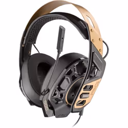 POLY 500 PRO, Avec fil, Jouer, 20 - 20000 Hz, 281 g, Casque, Noir, Or