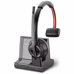 POLY W8210-M, MSFT, Sans fil, Bureau/Centre d'appels, 20 - 20000 Hz, 115 g, Casque, Noir