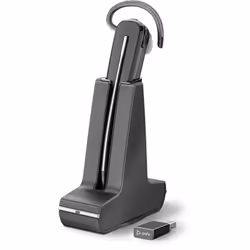 POLY 8240 UC, Sans fil, Bureau/Centre d'appels, 100 - 6800 Hz, 21 g, Casque, Noir