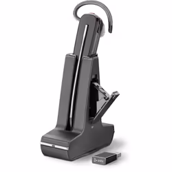 POLY 8245 UC, Sans fil, Bureau/Centre d'appels, 100 - 6800 Hz, 21 g, Casque, Noir