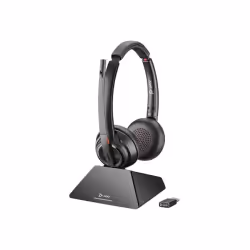 POLY 8220 UC, Sans fil, Bureau/Centre d'appels, 100 - 6800 Hz, 160 g, Casque, Noir
