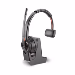 POLY W8210, Sans fil, Bureau/Centre d'appels, 115 g, Casque, Noir
