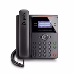 POLY EDGE B30, Téléphone IP, Noir, Combiné filaire, 16 lignes, 7,11 cm (2.8"), Monochrome