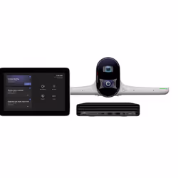POLY 7230-87720-101, Système de vidéoconférence de groupe, 4K Ultra HD, 7,3x, Noir, Blanc