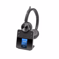 POLY Savi 7420, Sans fil, Bureau/Centre d'appels, 160 g, Casque, Noir