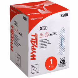 Type de lingette = Lingettes nettoyantes Application = Nettoyage moyen Mouillé/sec = Sec Type de conditionnement = Boîte Pli  ...
