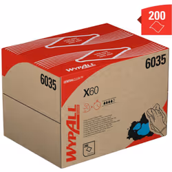 Application = Nettoyage général Couleur = Blanc Nom commercial = WypAll Gamme = X60 Type de conditionnement = Boîte Nombre de ...