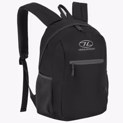 Highlander Dublin sac à dos Sac à dos normal Noir Nylon, Polyester