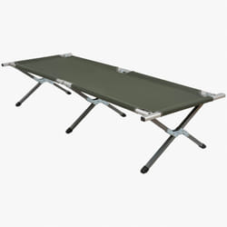 Highlander FUR041-GN lit de camp Polyester Aluminium Lit individuel