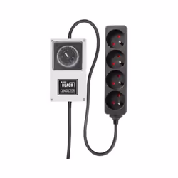 Le programmateur LUMii BLACK est équipé d'une minuterie mécanique par incréments de 15 minutes. Sa barre d'alimentation léger ...