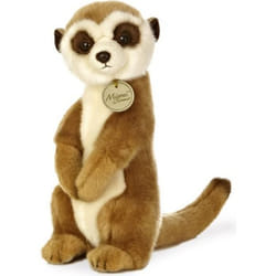 Peluche - Aurora - Suricate - 25 cm - Beige et Marron - Collection Miyoni