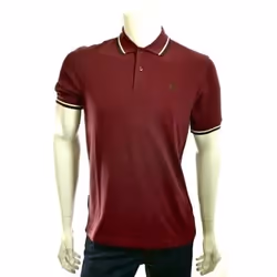Polo Twin Tipped Shirt... Port/black