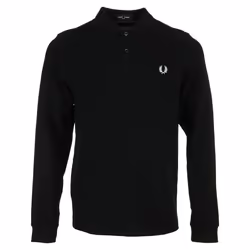 Polo manches longues Fred Perry Plain