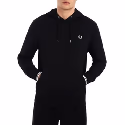 Sweatshirt à capuche avec liserés Fred Perry