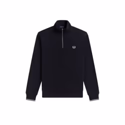 Sweatshirt avec demi fermeture zippée Fred Perry