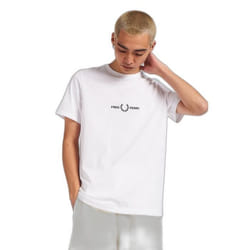 T-shirt Brodé Fred Perry - white - L