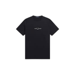 T-shirt Brodé Fred Perry - black - S