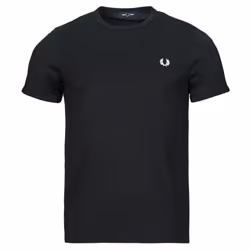 T-shirt à bordures contrastantes avec bande Fred Perry