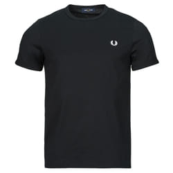 T-shirt à bordures contrastantes avec bande Fred Perry