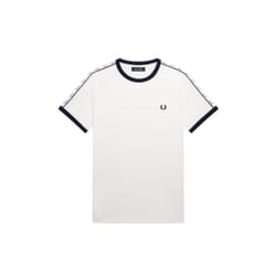 T-shirt à bordures contrastantes avec bande Fred Perry