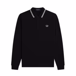 Polo manches longues à double boutonnage Fred Perry
