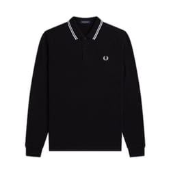 Polo manches longues à double boutonnage Fred Perry
