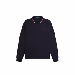 Polo manches longues Fred Perry Twin Tipped