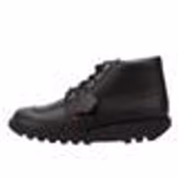 Bottes - Kickers - Kick Hi Core - Cuir Noir - Lacets - Haute Tige